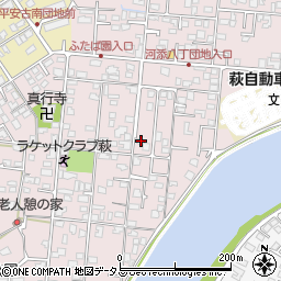 山口県萩市河添51-1周辺の地図
