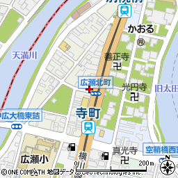 リパーク広島広瀬北町駐車場周辺の地図