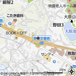 オートザム熊取周辺の地図