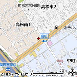 ロイヤルホスト泉佐野店周辺の地図