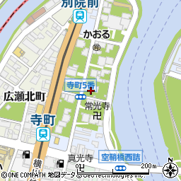 広島県広島市中区寺町周辺の地図