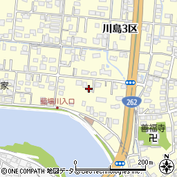 山口県萩市川島２区周辺の地図