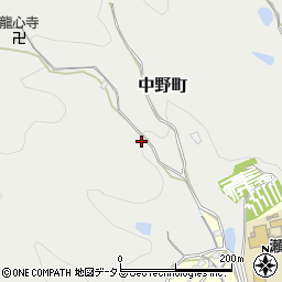 広島県広島市安芸区中野町周辺の地図