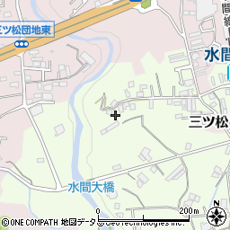 大阪府貝塚市水間300周辺の地図