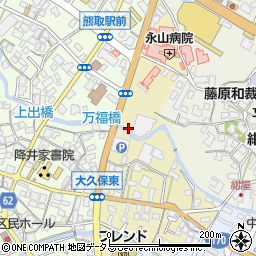キリン堂　熊取店周辺の地図