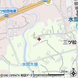 大阪府貝塚市水間300-2周辺の地図