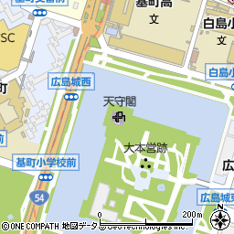 広島市役所　広島城周辺の地図