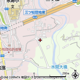 大阪府貝塚市水間814周辺の地図