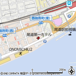 尾道第一ホテル周辺の地図
