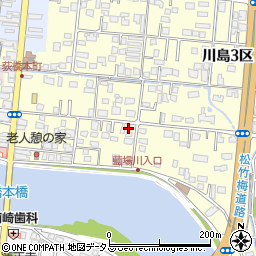 山口県萩市川島２区307周辺の地図