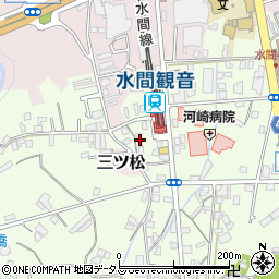 大阪府貝塚市水間448周辺の地図