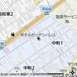 由松乃湯周辺の地図
