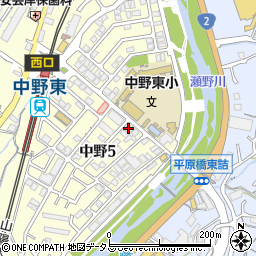 もみじ銀行瀬野川支店中野東出張所周辺の地図