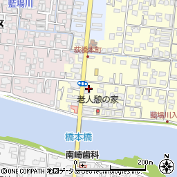 山口県萩市橋本町周辺の地図