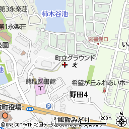 大阪府泉南郡熊取町野田4丁目周辺の地図