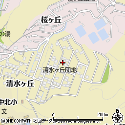 広島県安芸郡府中町清水ヶ丘8周辺の地図