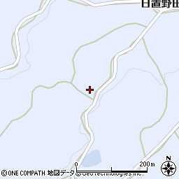 山口県長門市日置野田南周辺の地図