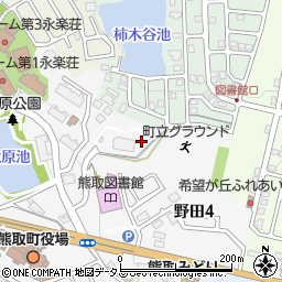 大阪府泉南郡熊取町野田4丁目2061周辺の地図