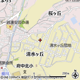 広島県安芸郡府中町清水ヶ丘16周辺の地図