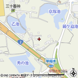 広島県東広島市西条町御薗宇3845周辺の地図