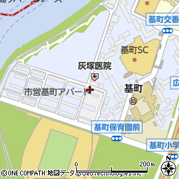 広島基町郵便局 ＡＴＭ周辺の地図