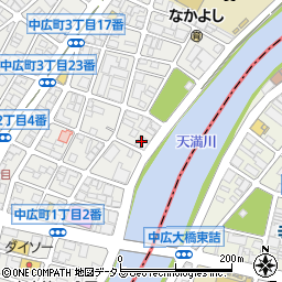 アルファリビング広島中広周辺の地図