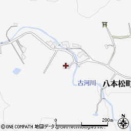 広島県東広島市八本松町原232周辺の地図