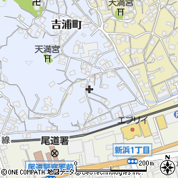 広島県尾道市吉浦町7-20周辺の地図
