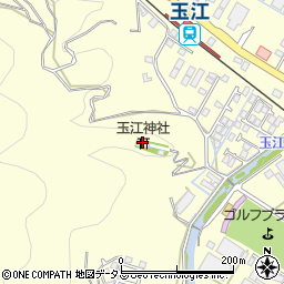 玉江神社周辺の地図
