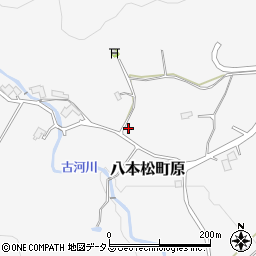 広島県東広島市八本松町原419周辺の地図