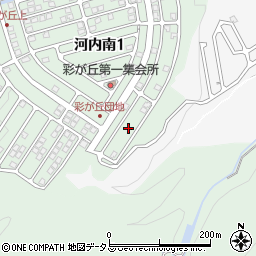 広島県広島市佐伯区河内南1丁目8周辺の地図