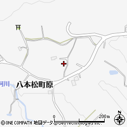 広島県東広島市八本松町原404周辺の地図