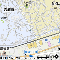 広島県尾道市吉浦町6-7周辺の地図
