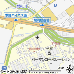 広島県三原市南方周辺の地図