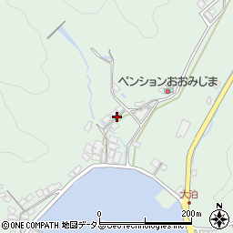 山口県長門市仙崎大泊周辺の地図