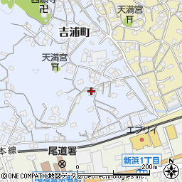 広島県尾道市吉浦町9-18周辺の地図