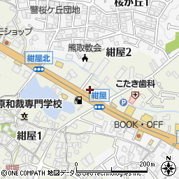 大阪府泉南郡熊取町紺屋周辺の地図
