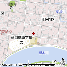 株式会社ナラブン　萩支店周辺の地図