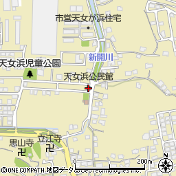 天女浜公民館周辺の地図