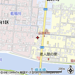 山口県萩市江向１区26周辺の地図