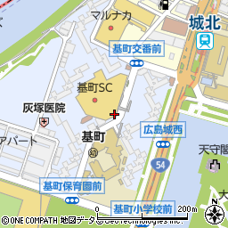 悠悠タウン基町　デイサービスセンター周辺の地図