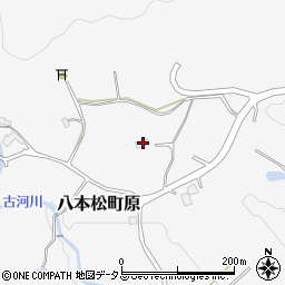 広島県東広島市八本松町原388周辺の地図