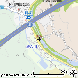 川坂周辺の地図