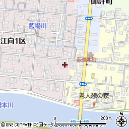 山口県萩市江向１区31周辺の地図