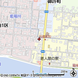 山口県萩市江向１区29周辺の地図