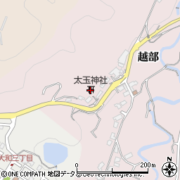 太玉神社周辺の地図