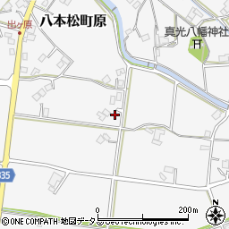 広島県東広島市八本松町原4180周辺の地図