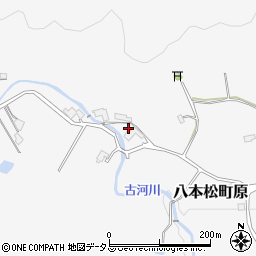 広島県東広島市八本松町原382周辺の地図