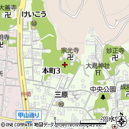 広島県三原市本町3丁目11周辺の地図