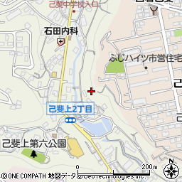 広島県広島市西区己斐上1丁目8周辺の地図